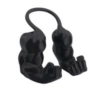 Penitue Creative Cat Muscle Arms, Kitten 3D Printed Strong Man Cat Neck Arms Funny Pet Costume Props for Cats Halloween Birthday Party Spoof Cosplay Photos Video Dress Up Supplies(Black)