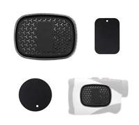 Penitue Magnetic Golf Rangefinder Holder, Magnet Rangefinder Mount with Magnetic Patches Secure Range Finder Tool for Golf Cart Accessories (Black)