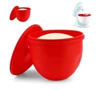 Penitue Silicone Liners for KitchenAid Tilt-Head 5 Qt Mixer, Reusable Silicone Bowl Insert Replacement with Lid for Baking & Cooking Multiple-Use Food-Safe Mixer Accessories (Red)