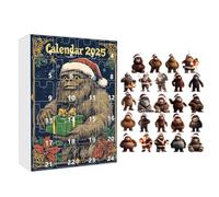 Penlimly 2025 Christmas Calendar Ornament Advent | 2D Acrylic Seasonal Ape Decoration | 24 Days Ape Charm Countdown Advent | for Adults Kids Vacation Party Favors Christmas Tree Car Rearview Mirror