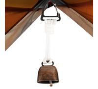 Penlimly Bear Bells for Hiking,Anti-Lost Bell,Emergencies Cowbell with Lanyard and Carabiner - for Hiking Camping Backpacking Outdoor Climbing Men