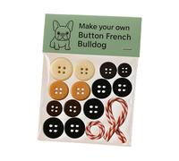 Penlimly Button Ornament Kits | Dog Figurine Decoration - Button Ornament Supplies - for Men Boy Girl Student Family Tree Car Rearview Mirror Wall Backpack Wallet