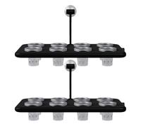 Penlimly Fish Tank Plant Holder - Suction Cup Floating Aquarium Plant Cup | Stand with Sponge Heavy Duty Fish Tank Accessories for Hydroponic Cultivation Planting Decoration