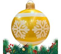 Penlimly Giant Inflatable Christmas Balls - 19.7 Inch PVC Christmas Ball Inflatables,Waterproof Lawn Ornaments Home Decor for Party Yard Balcony Shop Porch Garden Patio School