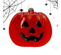Penlimly Halloween Pumpkin Decorations | Glow in the Dark Pumpkin Statue - Resin Figurines Decoration Ornament for Indoor Tabletop Garden Desk Party Holiday Seasonal Halloween Festive Atmosphere