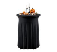 Penlimly High Top Table Cloths | Spandex Cocktail Table Cover High Top Tablecloth,Protector Tabletop Cloth for Home Party Wedding Bistro Birthday Bar Kitchen Banquet Indoor Outdoor