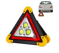 Penlimly Led Triangle Lights for Cars | Foldable Quick Charge Road Triangles - Lightweight Safety Sign Bright Eye-Catching Safety Reflectors | for Family Automotive Vehicle