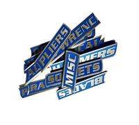 Penlimly Toolbox Labels Magnetic - Removable Organization Tags - Tool Chest Label Stickers,for Drawers Cabinets Metal Surfaces Chest