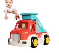 Penlimly Toy Car - Cartoon Inertia Toy - Engineering Vehicle with Music and Light - for Travel Outside Indoor Playground Home Activities