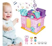 Penlimly Toy Castle ,Playset Princess Lights & Dancing Castle Musical Toy | Playhouse Gift for 3+ Year Old Girls, Doll House Christmas Decorations Gift for Ages 3+