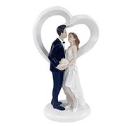 Penlimly Wedding Cake Toppers Bride and Groom Figures, Resin Couple Statue, Wedding Couple Figurine, Bride and Groom Figures Desktop Ornament Wedding Cake Decoration for a-nniversary Couples Wedding