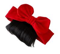 Penlimly Young Kids Wigs | Bowknot Bangs Toddler Wigs,Fashionable Headwear, Cute Hairpiece Daily Wear for Travel, Birthday, Stage, Photography, Gathering