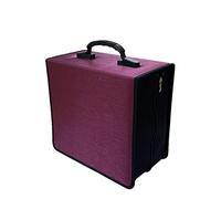 Penlonda CD/DVD Case Holder Organizer Wallet Sleeves Booklet Binder,Storage 400 Capacity Disc(Rose)