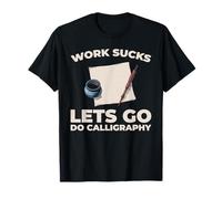 Penmanship Handwriting - Art Calligraphy T-Shirt