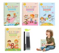 Penmanship Workbook, Practice Writing Book for Kids | Kindergarten Handwriting Workbook,Letters Numbers Drawing Drawing Books Preschool Alligraphy, Ribbed Practice Book for Home School Kindergarten