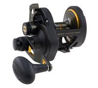 PENN 1292933 Fathom 30 Lever 2-Speed Lever Drag Fishing Reel, Black Gold