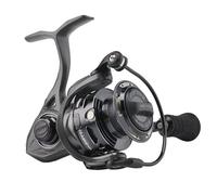 Penn 2020 Clash II, Size 2500, Saltwater Spinning Fishing Reel, Front Drag, Ambidextrous, CLAII2500, 1522157, Grey/Black