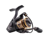 PENN Battle III Spinning, Fishing Reel, Spinning Reels, Sea - Inshore Fishing, Rugged, Saltwater Spin Reel for Lure and Bait Fishing - Bass, Pollack, Cod, Mackerel, Wrasse, Unisex, Black Gold, 1000