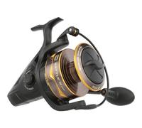 Penn Spinning Reel Battle IV - 10000 Size, 4.2:1 Gear, Aluminum Spool, Saltwater - Black/Gold/Smoke