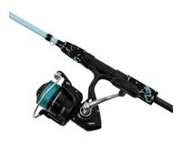 PENN Conflict LE Inshore Fishing Rod & Reel Combo | Multiple Sizes | Beginner Friendly | Pre-Spooled 4-Carrier Braid | Fast Lure Control | Saltwater K-Guides | Comfortable Blue Camo EVA Grips