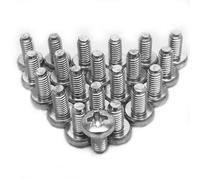 Penn Elcom 100 X M6 Pozi Drive Pan Head Screws 12mm/1/2" S1045