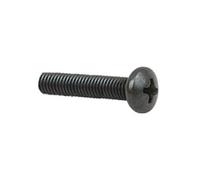 Penn Elcom 100 X M6 Pozi Drive Pan Head Screws Black 40mm/1.57" S1090K
