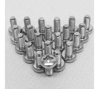 Penn Elcom 100 X M6 Pozi Pan Screws 20mm S1160