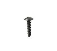 Penn Elcom 100 X No 8 Pozi-Drive Pan Head Screw Black 18.5mm/3/4" S1091K