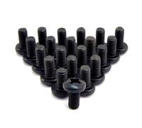 Penn Elcom 100 X Pozi Driver Pan Head Screw M6 X 12mm/1/2" Black S1045K