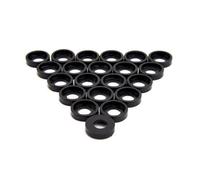 Penn Elcom 100 X Slim Cup Washer M6 Black Plastic S1940