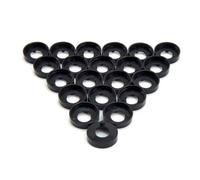 Penn Elcom 100 X Slim Cup Washer M6 Black Plastic With Anti-Rotation Peg S1941