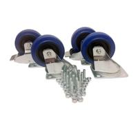 Penn Elcom 100mm / 3.94" Castor Kit with Fixings W098-PACK