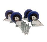 Penn Elcom 100mm / 3.94" Castor Kit With Fixings W098-Pack