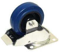 Penn Elcom 100mm / 4" Swivel Braked Castor with Blue Wheel W0985-V6