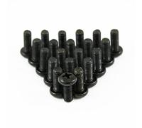 Penn Elcom 13mm Long Black Phillips Pan Head Screw with 10/32 UNF Thread US5200-25 - 25-Pack