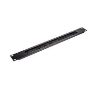 PENN ELCOM 1U Rack Panel Slotted for Cable Entry with Brushes R1268/1UK-PBS