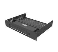Penn Elcom 2U Sky Rack Shelf with Face Plate (2U, Sky Q Rack Shelf)