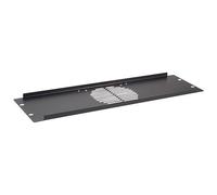 Penn Elcom 3U Black Flanged Rack Panel with Vents for 1 x Fan R1268/3UK/F1