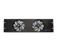 Penn Elcom 3U Low Noise Heat Extraction Unit with Two Fans FP02-Q-3U