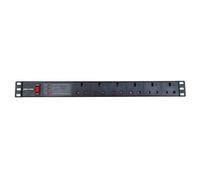 Penn Elcom 6-Way UK Plug Horizontal Rack Mount PDU