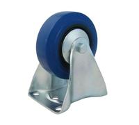 Penn Elcom 80mm Fixed Castor Blue Wheel W0975/80