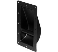 Penn Elcom Black Steel Recessed Cabinet Bar Handle H10170