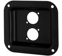 Penn Elcom D0947K Dish Two Neutrik D Black 4" x 4-3/8"