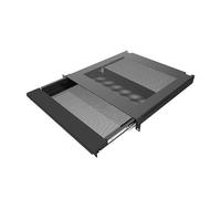 Penn Elcom EX-6301B: Black Laptop Security Drawer with Rear Cable Access