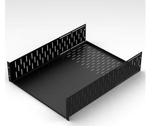 Penn Elcom R1297-600/4UK 4U DEEP RACK SHELF Black STEEL 23.62" Deep