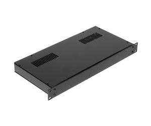 Penn Elcom R2100/1Uk 19" Rack-Box with Front Plate (1U, 220mm Deep, Black)