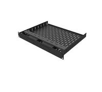Penn Elcom Rack Shelf with Face Plate (1U, Compatible with Apple TV (x2))