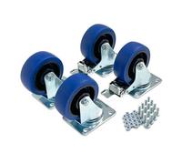 Penn Elcom Swivel Castor Kit With Fixings, 100mm