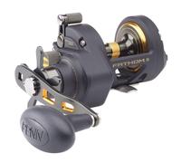 Penn Fathom II 15 Star Drag Reel, Black/Black One Size