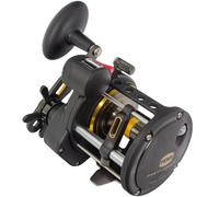 PENN Fathom® II Level Wind, Saltwater Fishing Reel, Conventional Reels, Sea - Nearshore/Lake Fishing, Shore and Kayak Fishing, Unisex, Black Gold, 30LC | Right Hand